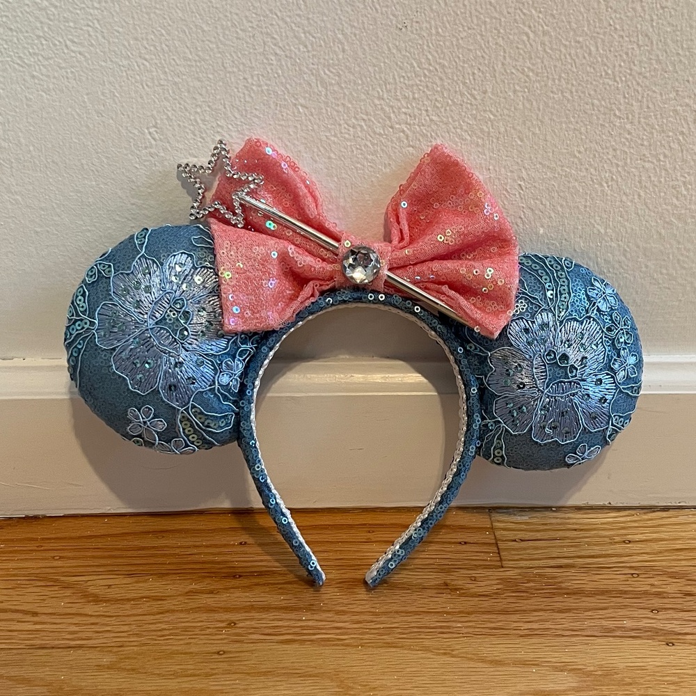 Cinderella Fairy Godmother Minnie Mouse Ear Headband